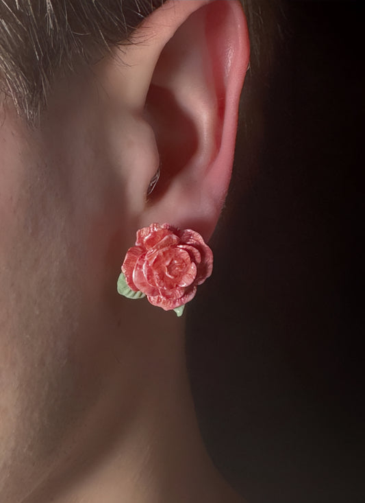 Rose— Ohrringe