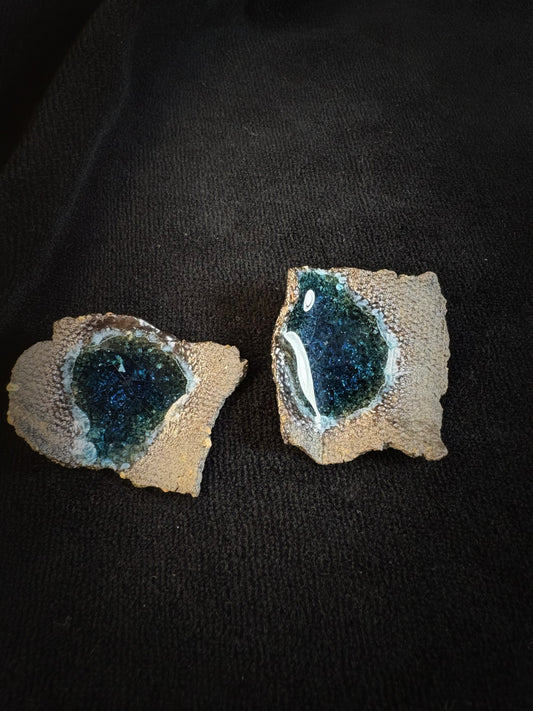 MINERAL GLAZE — “Midnight Crater"