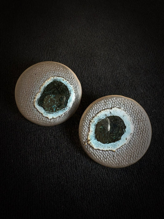 MINERAL GLAZE — “Crater Halo”