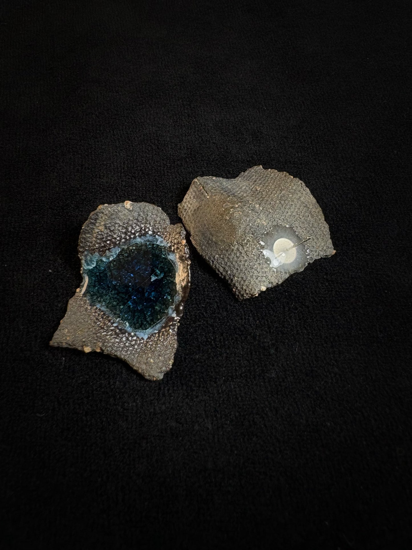 MINERAL GLAZE — “Midnight Crater"