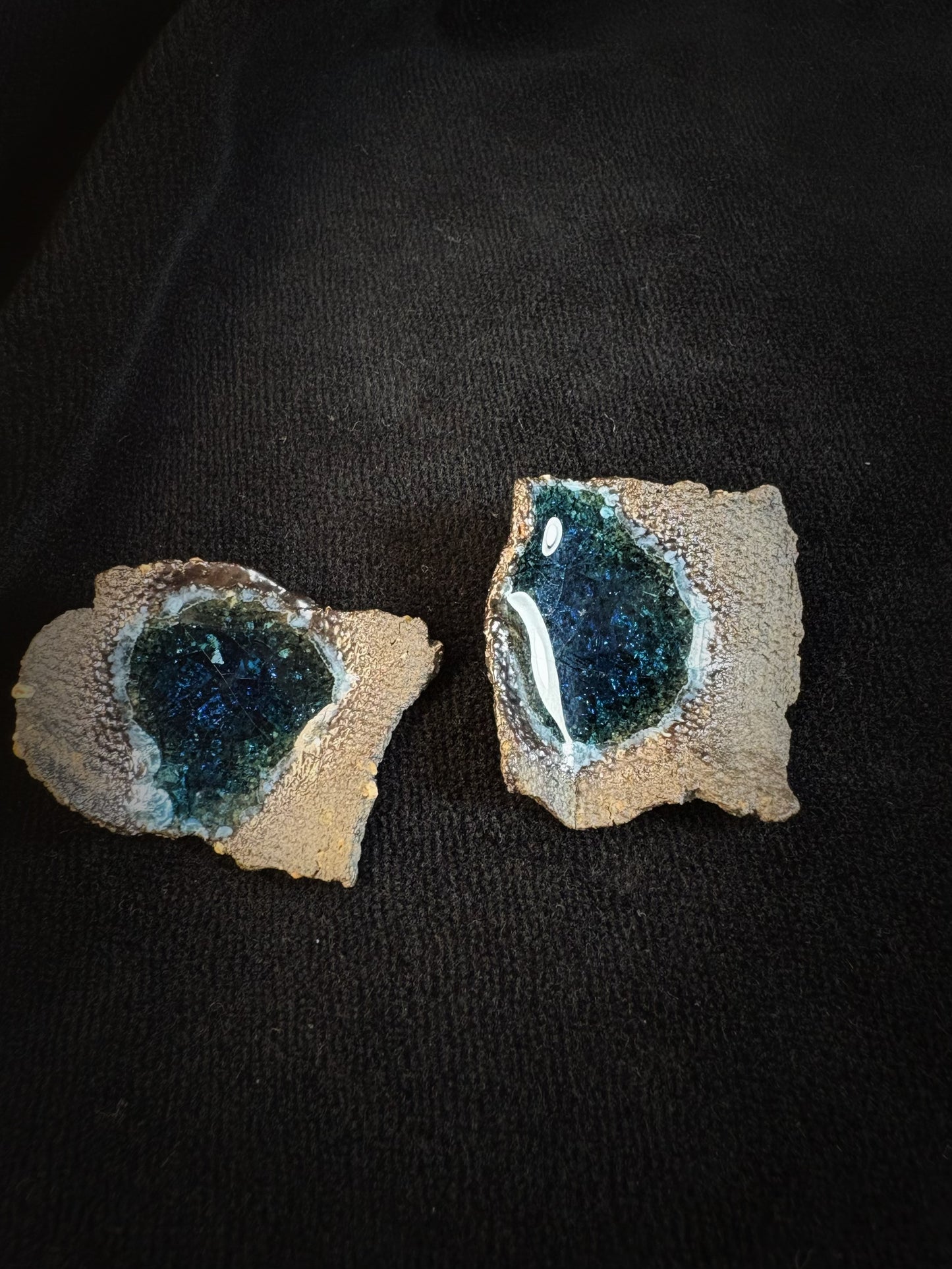 MINERAL GLAZE — “Midnight Crater"