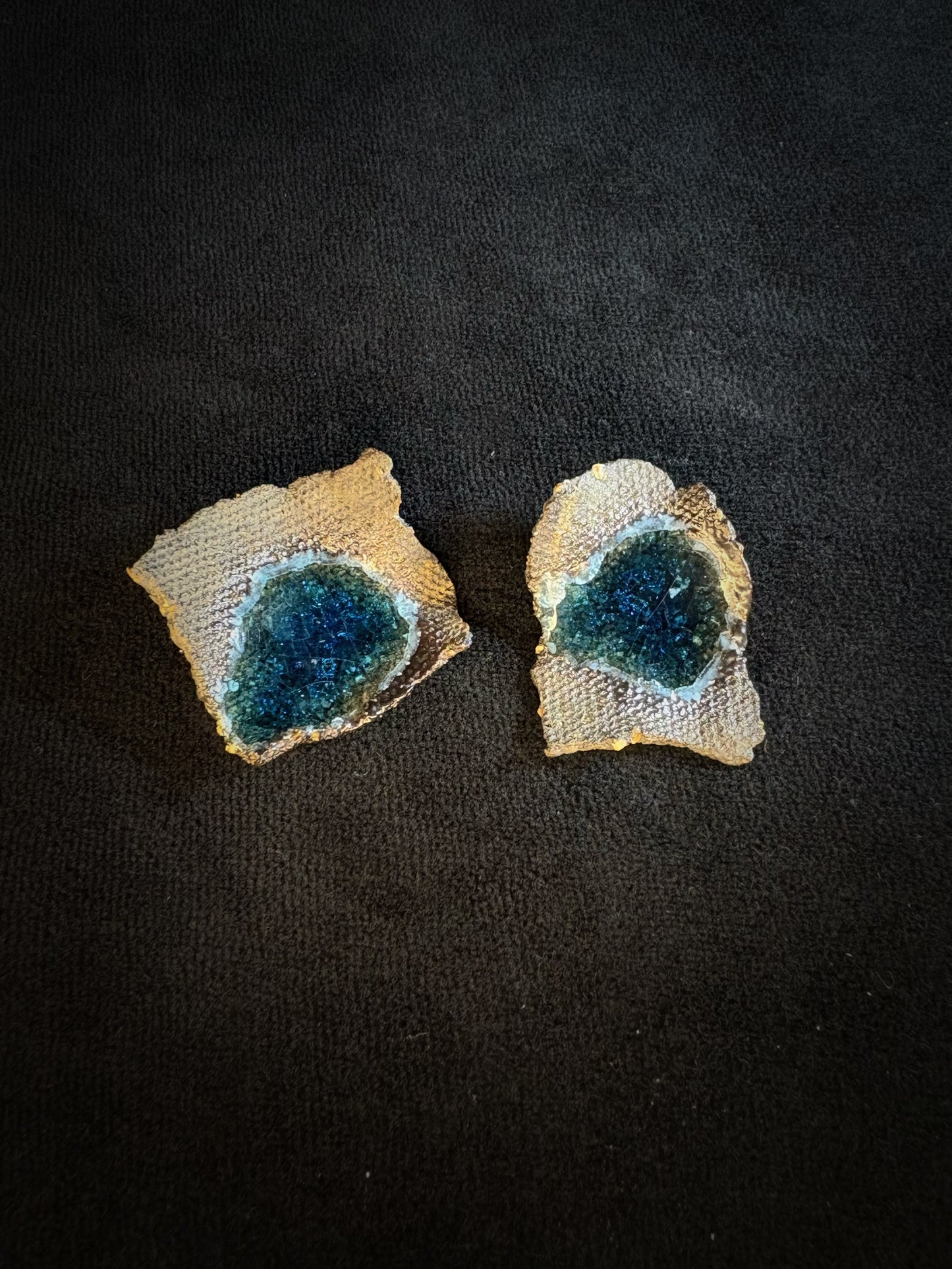 MINERAL GLAZE — “Midnight Crater"